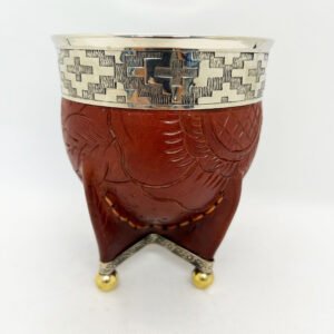 Imperial Labrado con Refuerzo de Alpaca y Bolitas de Bronce